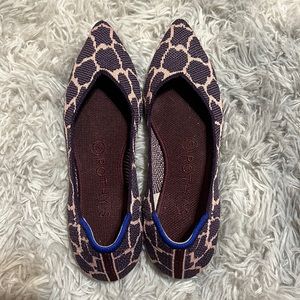 Purple patterned Rothy’s W7